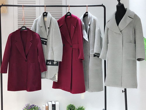 高端精品女裝 世紀藍天冬裝雙面尼大衣，休閑時尚新風尚